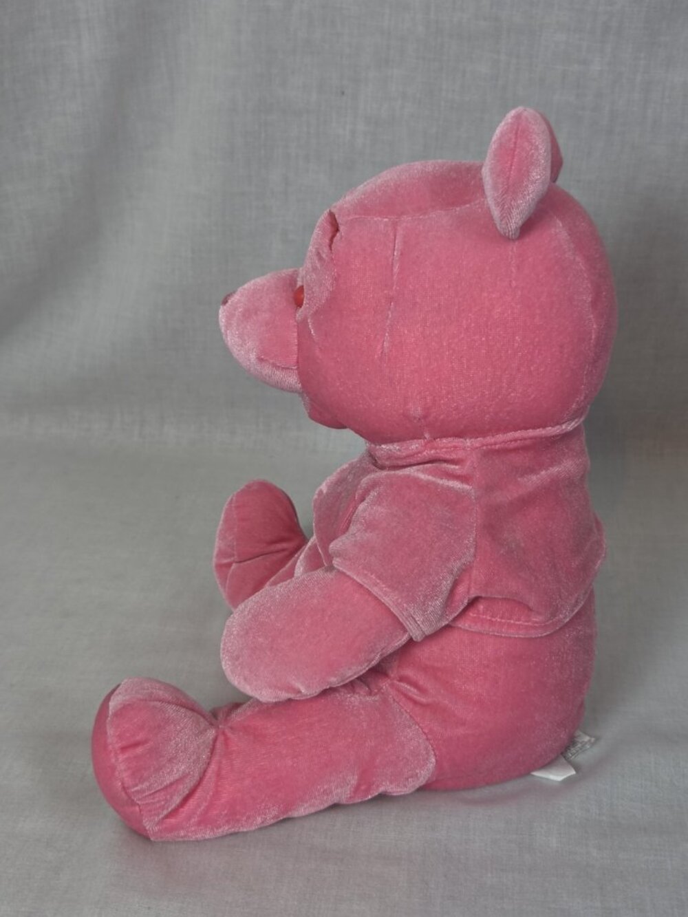 Pink Winnie The Pooh Bear Plush 11" Velvet Sweet Tickle Disney Store Stuffed - Picture 2 of 7